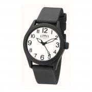 Limit White Dial Black Rubber Strap Unisex Watch 5720