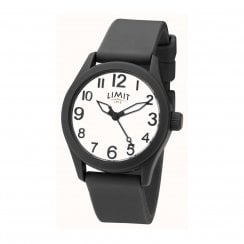 Limit White Dial Black Rubber Strap Unisex Watch 5720