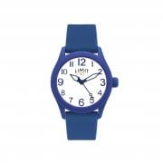 Limit White Dial Blue Rubber Strap Unisex Watch 5719
