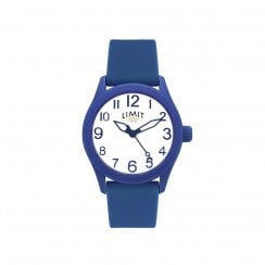Limit White Dial Blue Rubber Strap Unisex Watch 5719