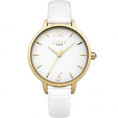 Lipsy White Dial White Strap Ladies Watch LP429