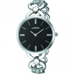 Lorus  black dial stainless steel bracelet Ladies watch RRW11EX9