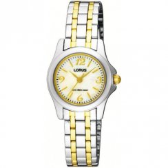 Lorus Classic White Dial Two tone Bracelet Ladies Watch RRS53QX9