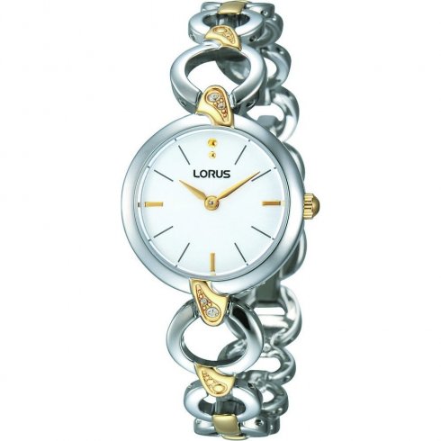 Lorus silver dial stainless steel bracelet Ladies watch RRW16EX9