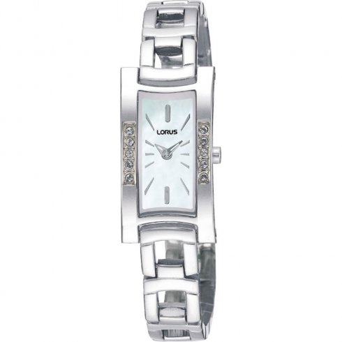 Lorus white dial stainless steel bracelet Ladies watch REG59EX9