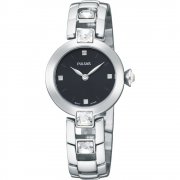 Pulsar Black Dial Stainless Steel Bracelet Ladies Watch PTA419X1