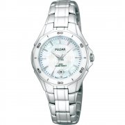 Pulsar  black dial stainless steel bracelet Ladies watch PXT895X1