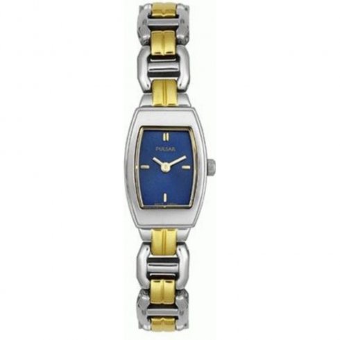 Pulsar Blue Dial Stainless Steel Bracelet Ladies Watch PEG451