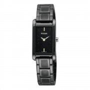 Pulsar Enamel black dial stainless steel bracelet Ladies watch PEGF41