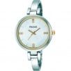 Pulsar Silver Dial Stainless Steel Semi-Bangle Ladies Watch PH8033X1