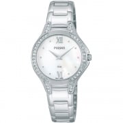 Pulsar White Dial Stainless Steel Bracelet Ladies Watch PM2173X1