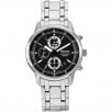 Seiko Chronograph Black Dial Stainless Steel Bracelet Gents Watch SNDC27P1