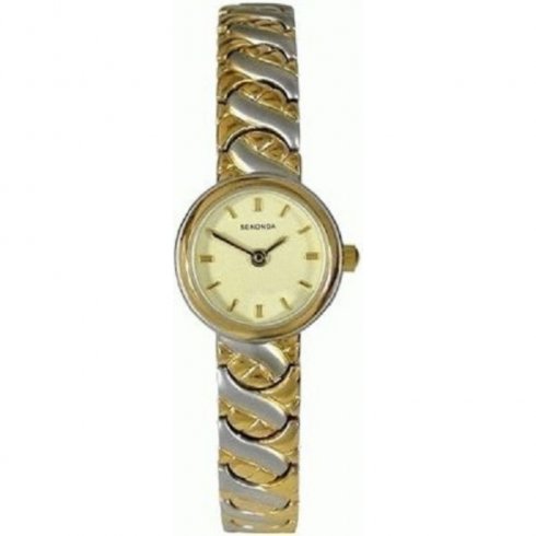 Sekonda cream dial stainless steel bracelet Ladies watch 4598