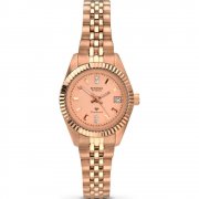 Sekonda Diamond Rose Gold Dial Stainless Steel Bracelet Ladies Watch 2063