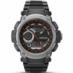 Sekonda Dual Display Digital Chronograph Resin Strap Gents Watch 1160