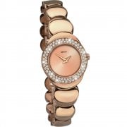Seksy Sapphire Rose Gold Dial and Bracelet Ladies Watch 2499