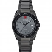 Swiss Military Guardian black dial stainless steel bracelet Mens watch 6-5190.30.009
