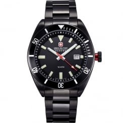 Swiss Military Skipper IP Black Bracelet Gents Watch 6-5214.13.007