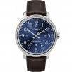 Timex Classic Blue Dial Brown Leather Strap Gents Watch TW2R85400
