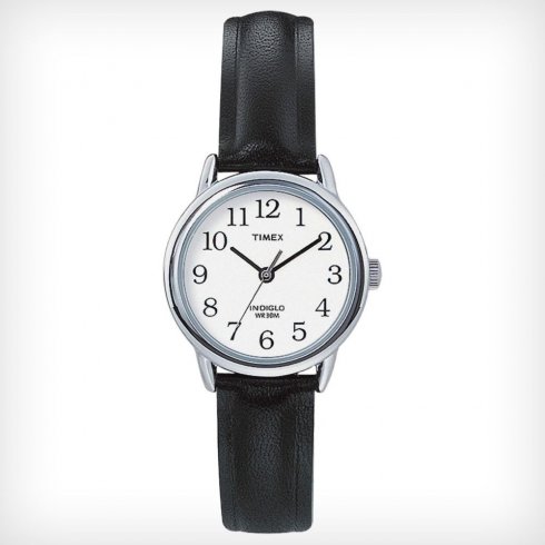 Timex Classic white dial leather strap Ladies watch T20441