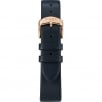 Timex Crystal Bloom Swarovski Floral Dial Blue Leather Strap Ladies Watch TW2R66400