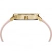 Timex Crystal Bloom Swarovski Floral Dial Pink Leather Strap Ladies Watch TW2R66300