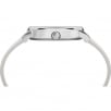 Timex Crystal Bloom Swarovski Floral Dial White Leather Strap Ladies Watch TW2R66500