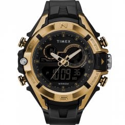 Timex Dual Display Digital Chronograph Resin Strap Gents Watch TW5M23100