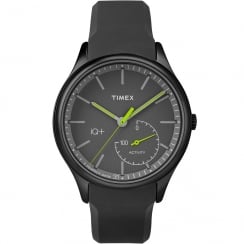 Timex IQ + Move Smartwatch Black Dial Resin Strap Gents Watch TW2P95100
