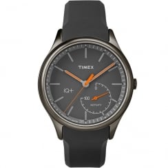 Timex IQ + Move Smartwatch Grey Dial Resin Strap Gents Watch TW2P95000