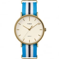 Timex Weekender Fairfield Blue & White Strap Gents Watch TW2P91000