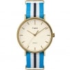 Timex Weekender Fairfield Blue & White Strap Gents Watch TW2P91000