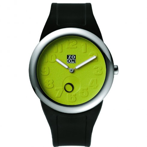 Zoom Beat green dial rubber strap Mens watch ZM.3755M.9511