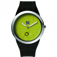 Zoom Beat green dial rubber strap Mens watch ZM.3755M.9511