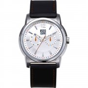 Zoom Planet silver dial leather strap Mens watch ZM.7092M.2501