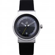 Zoom Skyline black dial leather strap Mens watch ZM.3658M.2508
