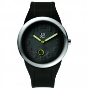 Zoom Sunday black dial rubber strap Mens watch ZM.3755M.9502