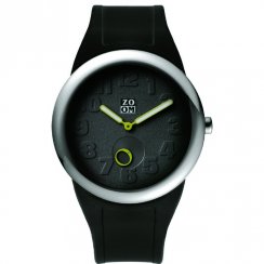 Zoom Sunday black dial rubber strap Mens watch ZM.3755M.9502
